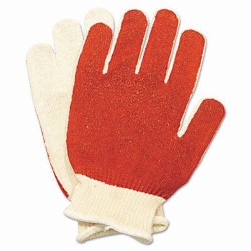 North Safety Smitty Nitrile Palm Coated Gloves, White/Red, Medium (NSP811162M)