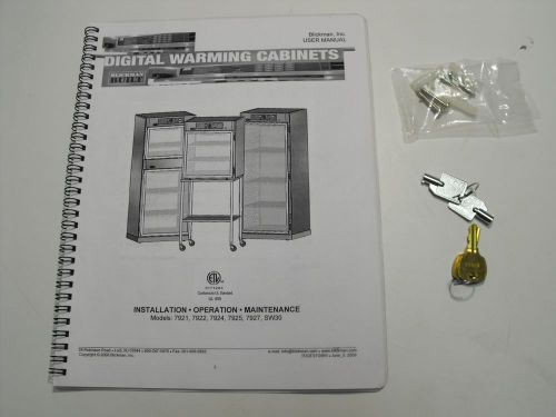 BLICKMAN DIGITAL WARMING CABINETS USER MANUAL 7921 7922 7924 7925 7927 SW30