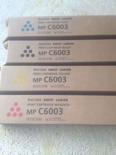 Genuine Ricoh Savin Lanier Print Cartridges MP C6003