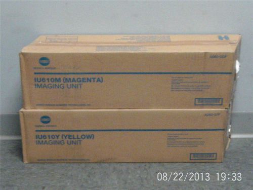 New Genuine Konica Minolta Imaging Units types IU610 1Y 1M