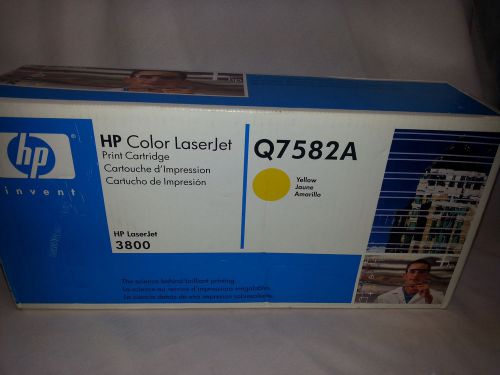 New genuine hp q7582a color laserjet 3800 yellow printer cartridge for sale