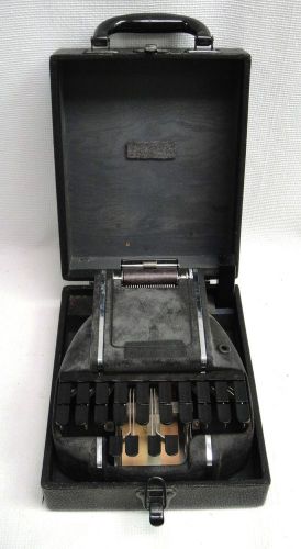 Vintage Hedman Company Chicago Stenograph Standard Model in Original Case U.S.A.