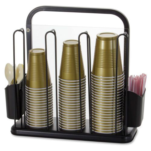 Breakcentral Cup/cutlery Organizer - 15.8&#034; X 16.7&#034; X 11.2&#034; - Metal - (oic28004)