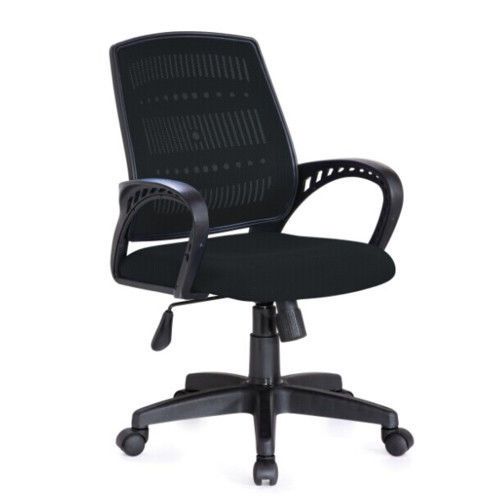 Black mesh office/home chair with arms and adjustable height for sale