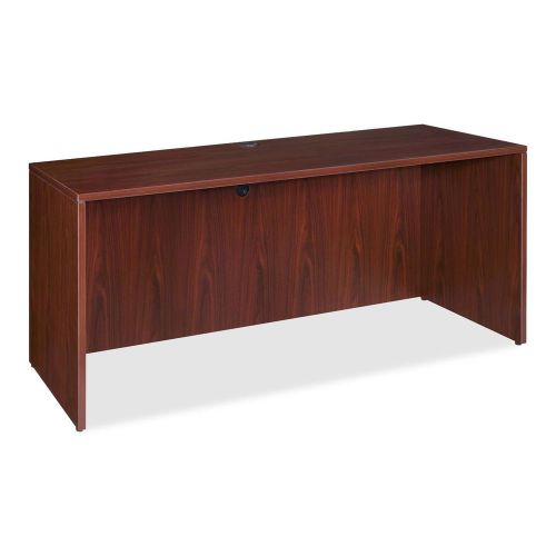 Lorell LLR69377 Essentials Series Mahogany Laminate Desking