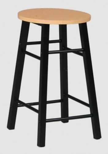 Studio Stool with Wood Grain Top [ID 3147503]