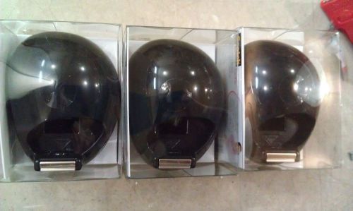 9B87 LOT OF 3 SCOTCH TAPE DISPENSERS, BLACK PEBBLE BY KAREM RASHID, 1#7 EACH