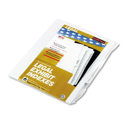 90000 Series Legal Exhibit Index Dividers, 1/10 Cut Tab, &#034;Exhibit G&#034;, 25/Pack