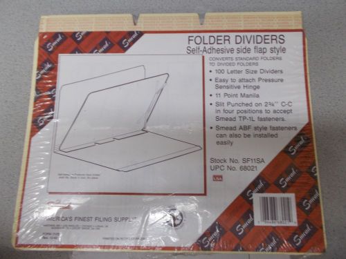 Smead Folder Dividers 68021 SF11SA Self Adhesive