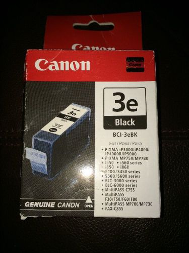 Canon 3e Black Ink Cartridge - OEM Product - MPN# BCI-3eBK - NEW