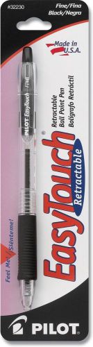 PILOT EASY TOUCH RETRACTABLE Fine Point, Black Ink, Single Pen