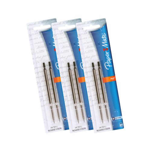 Paper Mate PhD, PhD Ultra, Aspire Lubriglide Ink Ballpoint Pen Refills, Medium P