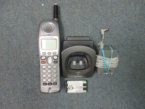 Panasonic KX-TGA650B 2 Line Cordless Handset Complete Use KX-TG6500B - GOOD BATT