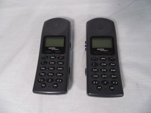 LOT OF 2X NORTEL 2211 NTTQ5010 WIRELLES HANDSTES ONLY