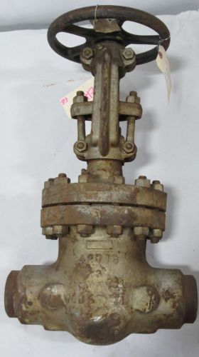 NEW CRANE 76-1/2X BUTT WELD CLASS 600 3IN STEEL GATE VALVE D383292