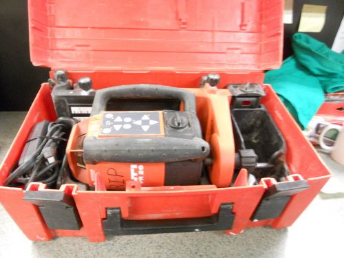 VERY NICE CONDITION HILTI PR26 GREEN ROTARY LASER IN CASE INTERIOR EXTERIOR