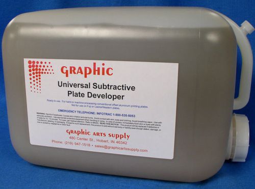 UNIVERSAL SUBTRACTIVE OFFSET PLATE DEVELOPER 5 GALLONS