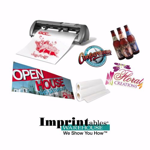 Vinyl Cutter Package 24&#034; GCC Jaguar IV and Sign Making Supplies