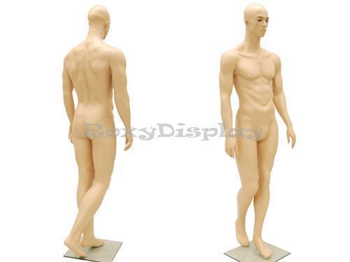 Male fiberglass realistic mannequin dress from display #mc-mik07f for sale