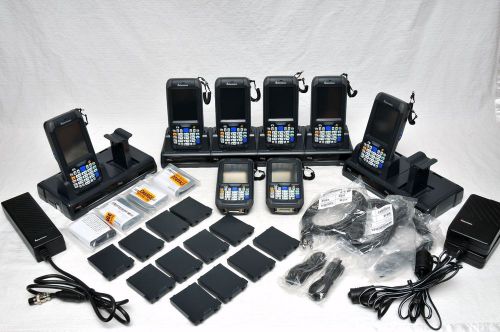 LOT OF 8 INTERMEC CN70 CN70AN1KN00W1100  WM6.5 2D EA30  IMAGER BARCODE SCANNER