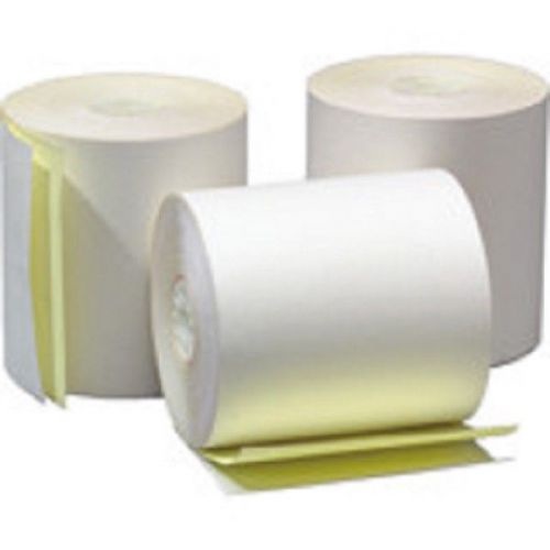 TST Impreso 3&#034; x 65&#039; Core 2-Ply Carbonless W/C Paper, 50 Rolls