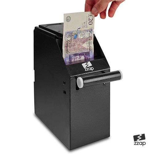 UNDER COUNTER CASH CACHE BANK NOTE NOTES MONEY POS POINT OF SALE SAFE BOX