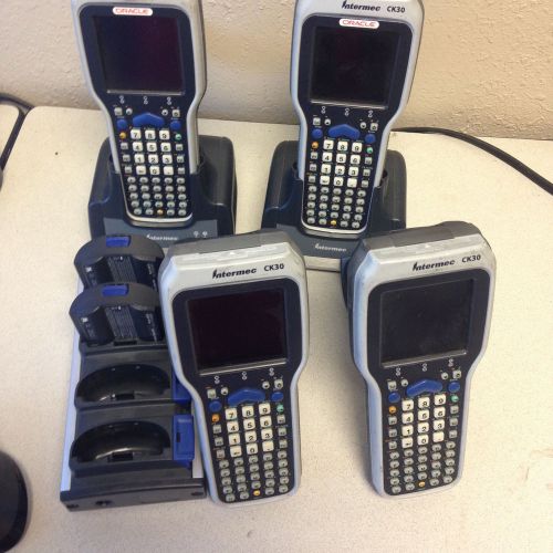 Lot of 4 Intermec CK30 BarCode Scanner Lot sale