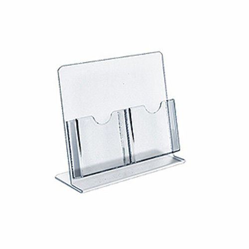 New L-Shape Slanted Multi-Pocket Counter Brochure Holders w/ 2 Tri-fold Pockets