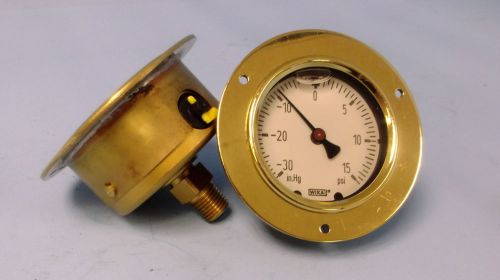 WIKI GAUGE -30-15 PSI LOT OF 2