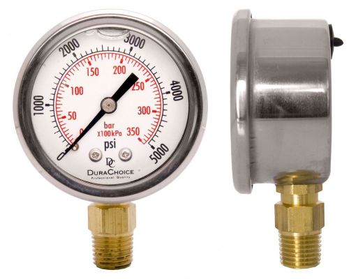 Stainless Steel Liquid Filled Pressure Gauges