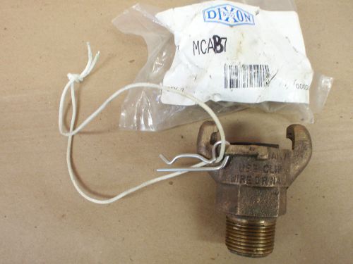 Dixon Air King AB7 3/4 Brass Air Hose Fitting 2 Lug Universal Coupling NPT MALE