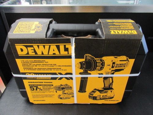 DEWALT DCD995M2 1/2&#034; BRUSHLESS 3 SPEED HAMMERDRILL KIT 20V - NEW