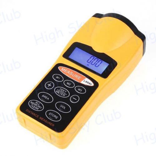 Ultrasonic laser distance measurer supersonic rangefinder laser range finder for sale