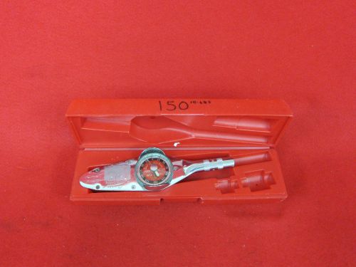 Snap On TE12FUA 150 Inch Lbs Torqometer Dial Torque Wrench 3/8&#034; Drive