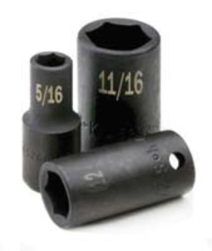 Sk Hand Tool, Llc 45610 5/16&#034; 6 Point Standard Impact Socket 3/8&#034; Drive