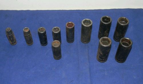 Cornwell Deep Impact 11 Pc. 3/8&#034; Drive Socket Set - Metric