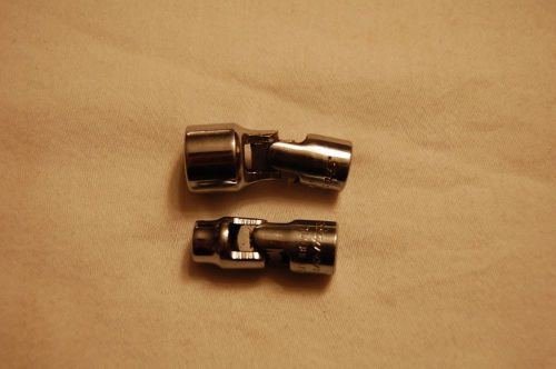 Snap-on 1/4&#034; Drive Universal Swivel Sockets 1/4&#034; &amp; 7/16&#034; 12 Point