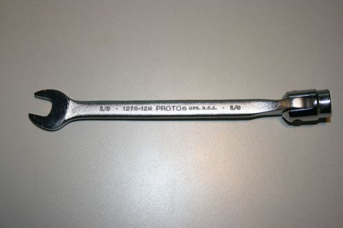 Proto 1270-12h flex head wrench 3/8&#034; for sale