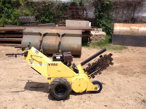 Vermeer v1150 walk behind trencher; 13hp honda engine for sale