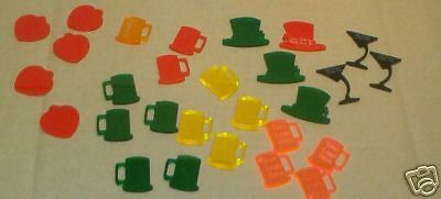 Custom Designed Plastic Drink Chips Tokens Lot of 100