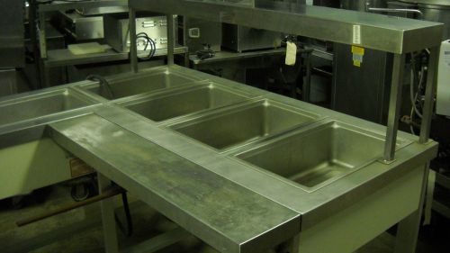 Servolift L Shaped (6) Well Steam Table