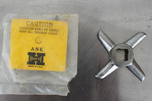 Vintage HOOK-EYE ANK Meat Grinder Blade NOS #3