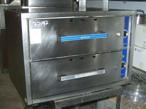 Wittco 2 drawer warmer on casters 115v; 1ph; model: 200-1r for sale