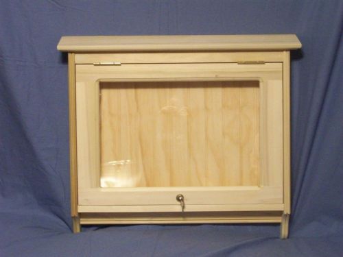 Wood indoor outdoor menu bulletin directory information sign holder marquee box