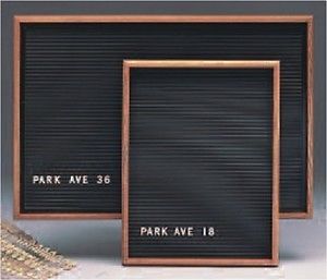 Park Avenue Letter Board 36&#034;W x 24&#034;H