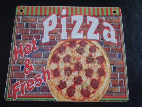 Pizza &#034;hot &amp; fresh&#034; - sign concession stand, trailer, cart, restaurant, for sale