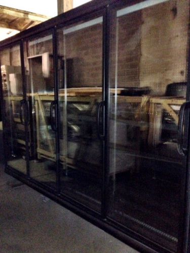 Hussmann rlt low temp 8 door reach in freezer for sale