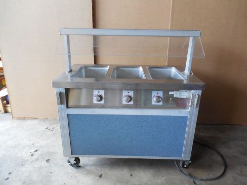 SERVOLIFT  EASTERN 3 HOLE WELL BAY HOT SERVING BAR COUNTER 501-3 208V VOLT 1 PH