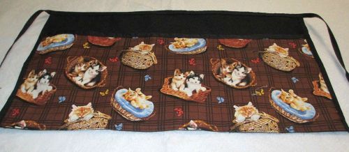 Waiter/waitress Server Waist Apron, Pretty Kittens