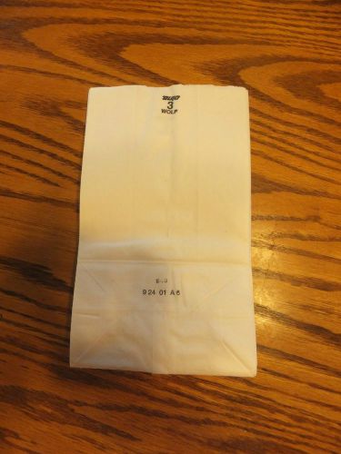 6 LB BROWN PAPER GROCERY BAGS, FLAT BOTTOM, 500/PKG, 6&#034; x 3-5/8&#034; x 11&#034;